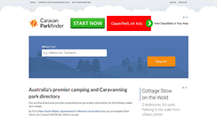 Desktop Screenshot of caravan-parkfinder.com.au